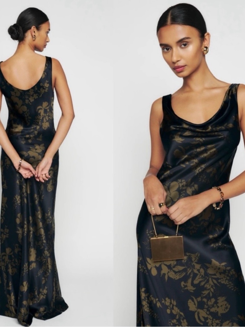 Reformation Annabelle Silk Dress